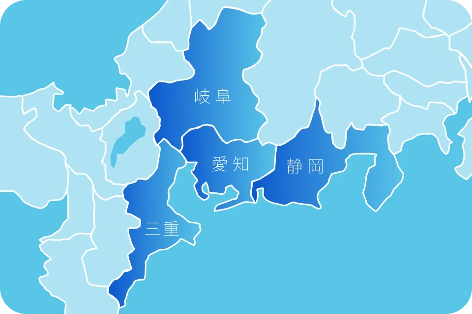 中部エリア地図
