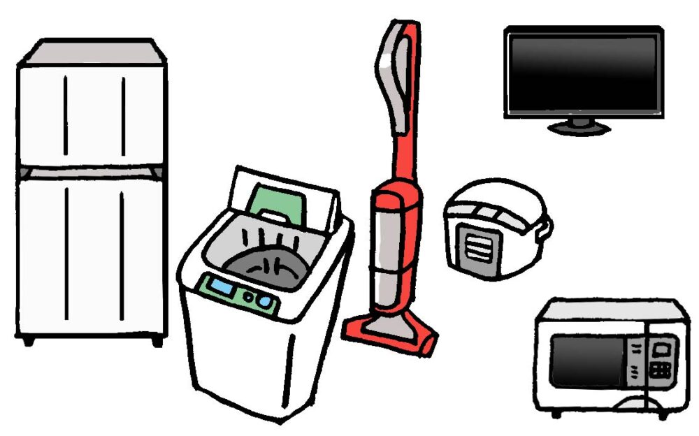 遺品整理で家具・家電はどう処分する？処分方法、処分費用を抑えるコツを解説！